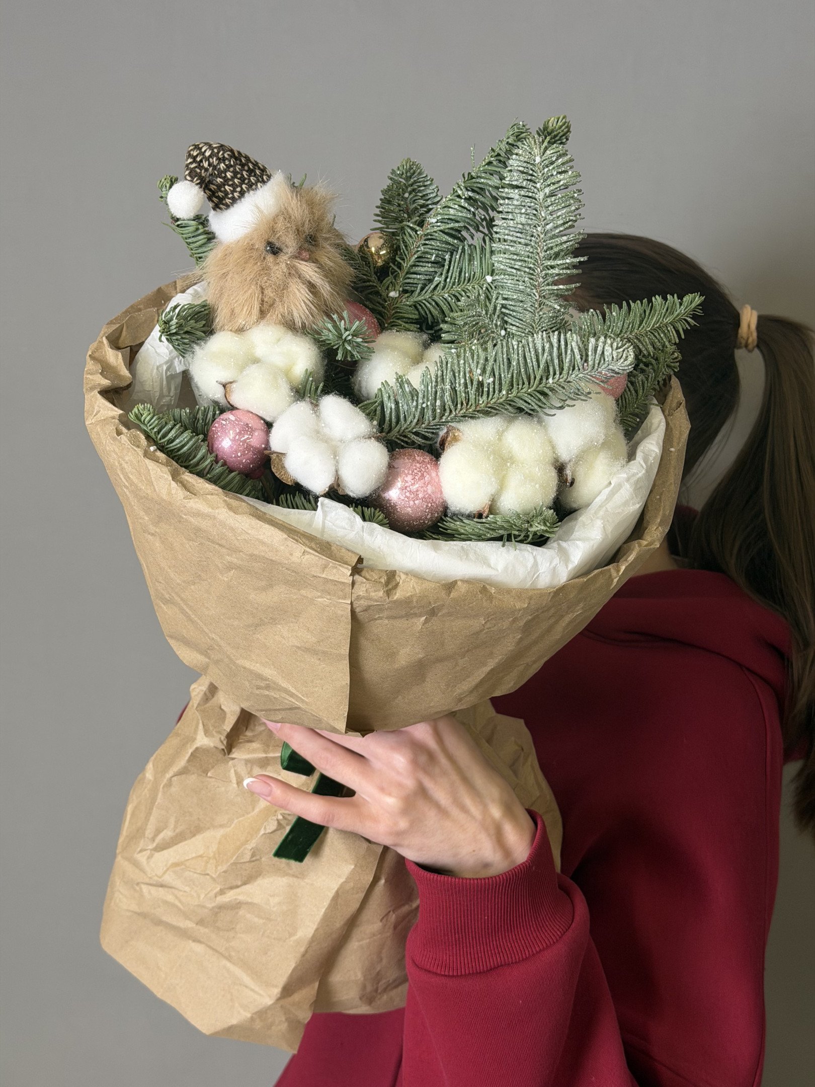 Зимний букет «Милый сюрприз»