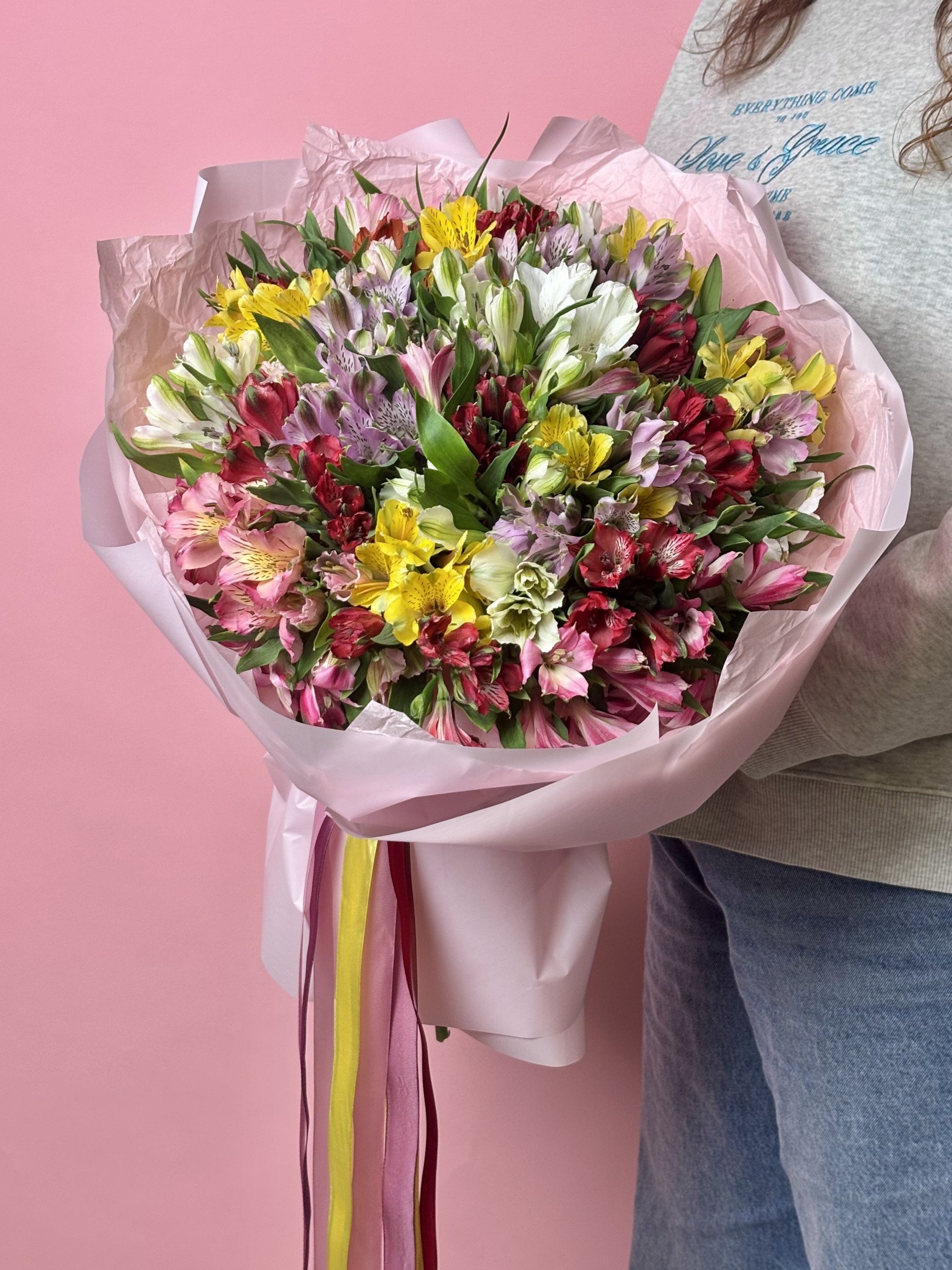 Букет из альстромерий «Заветная мечта»