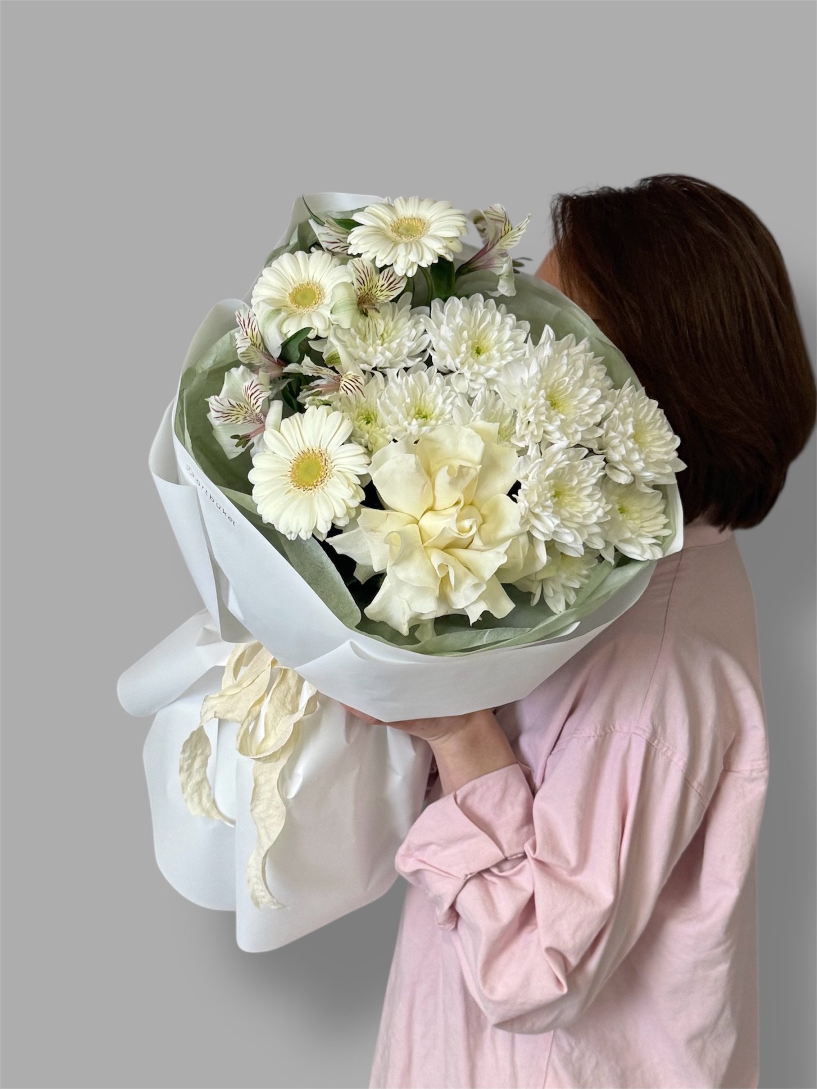 Сборный букет «Мятное облако»