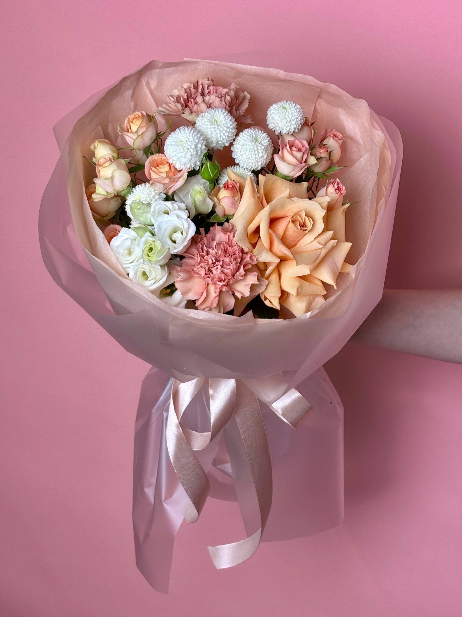 Сборный букет «Apricot»