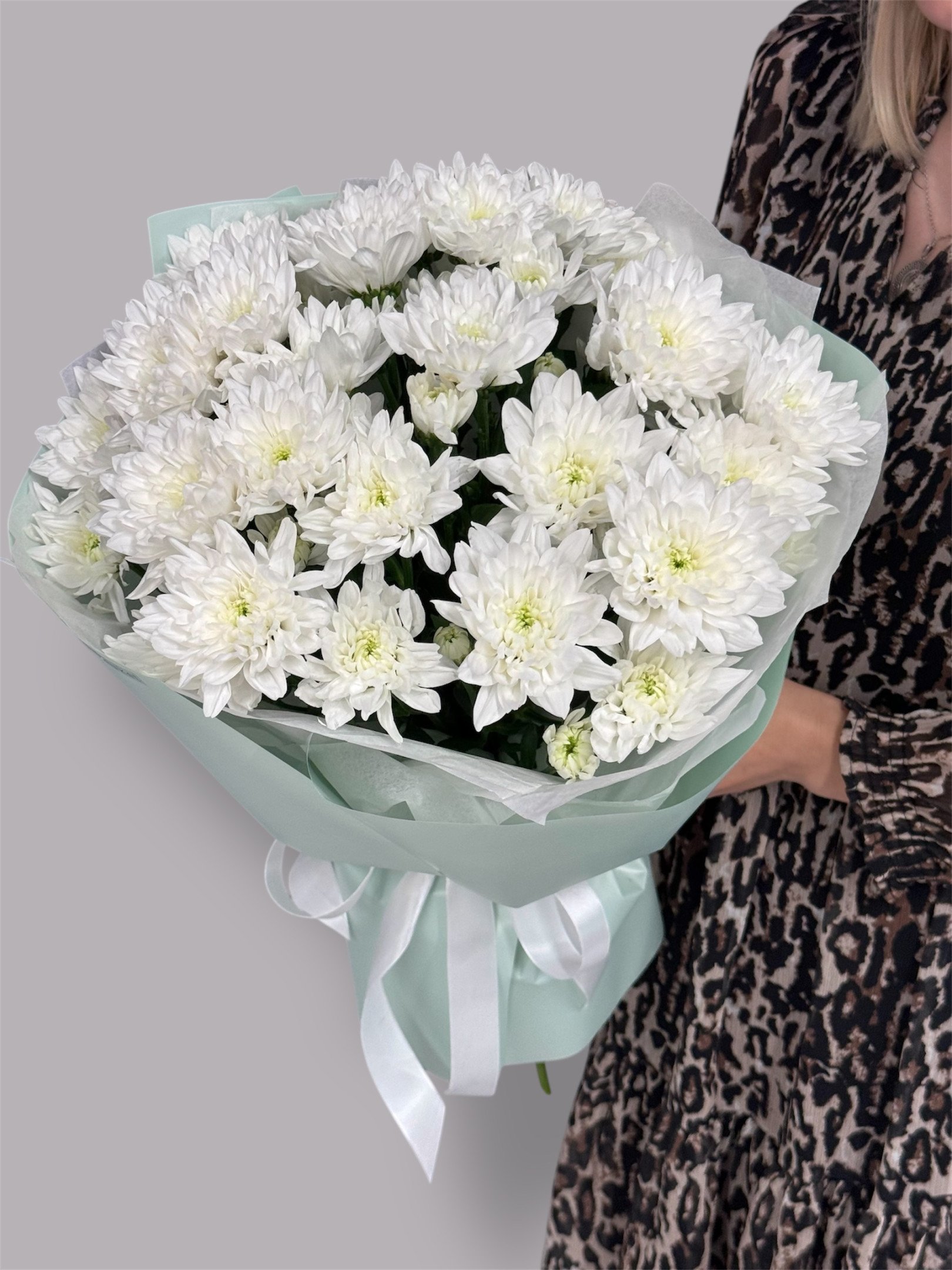 Букет из хризантем «Пушистик»